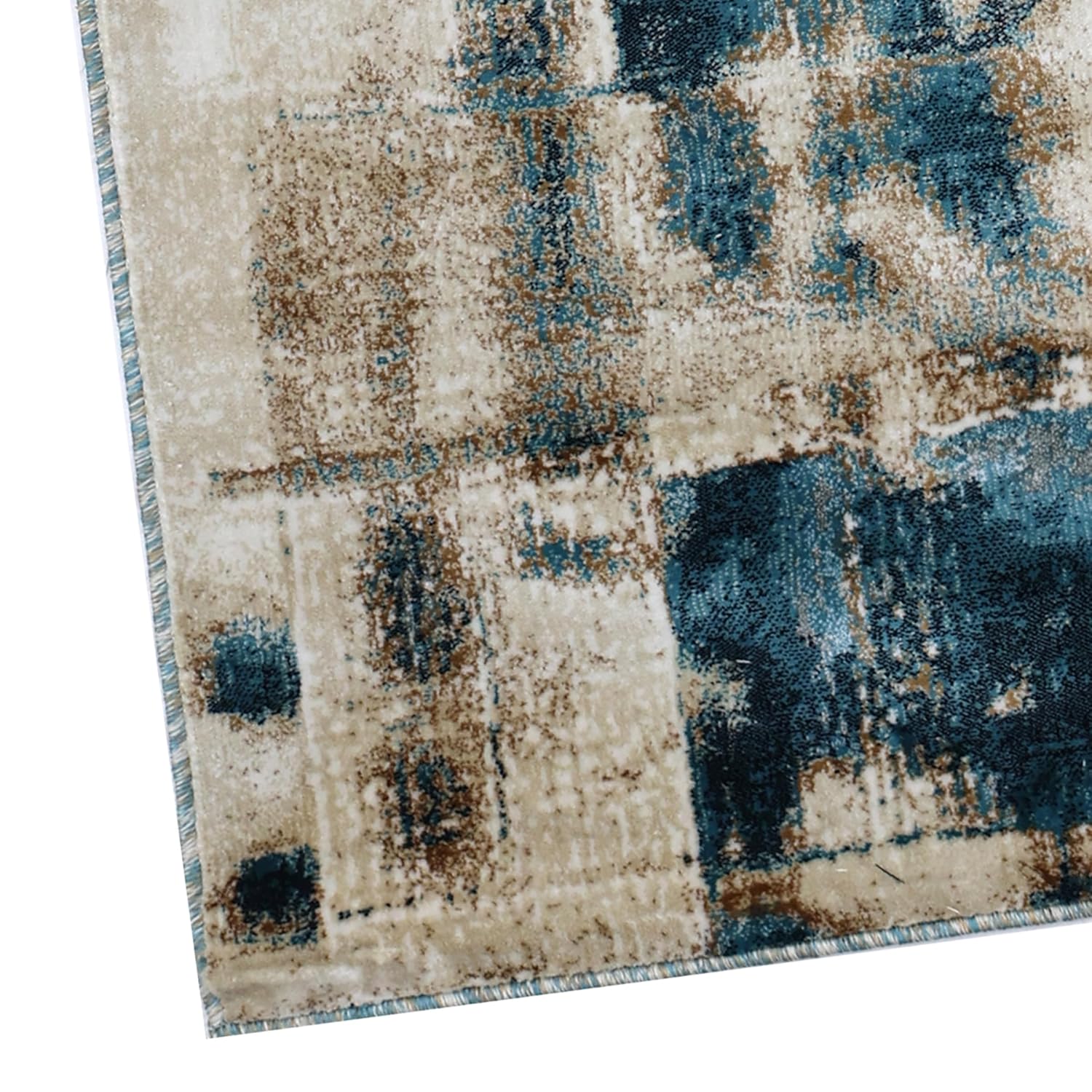 Luxury Modern Abstract Area Rug – Washable & Shed-Proof Carpet