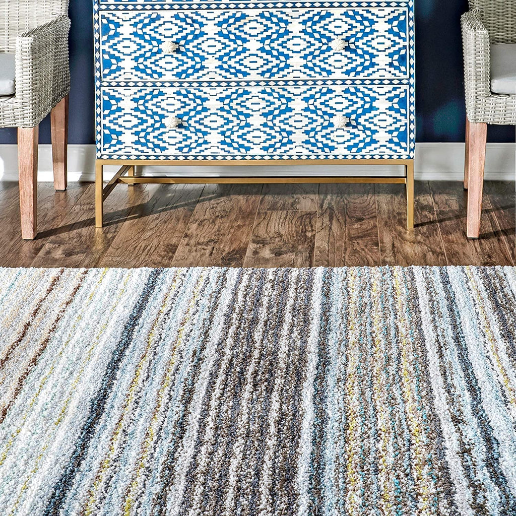 Handmade Ombre Microfibre Carpet – Soft Area Rug for Living Room, Bedroom & Hall