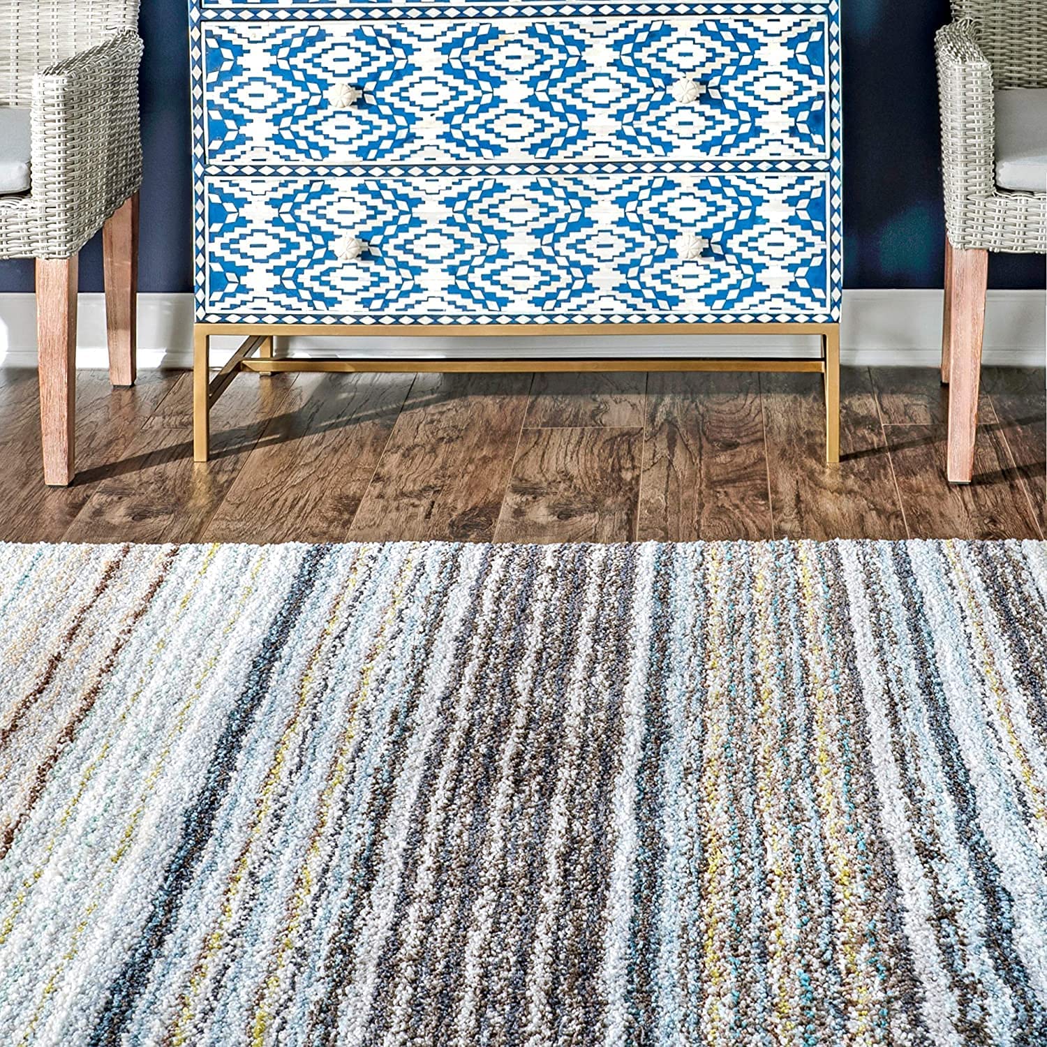 Handmade Ombre Microfibre Carpet – Soft Area Rug for Living Room, Bedroom & Hall