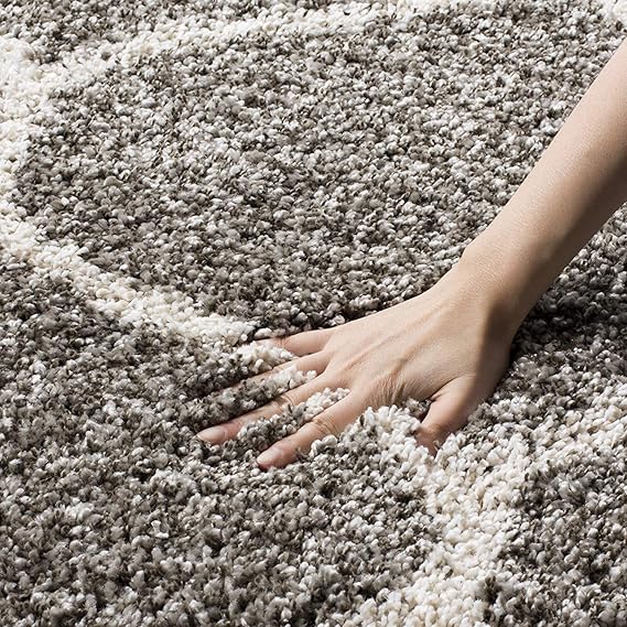 Dark Grey Moraccan Shaggy Carpet | Soft & Fluffy Microfiber Area Rug