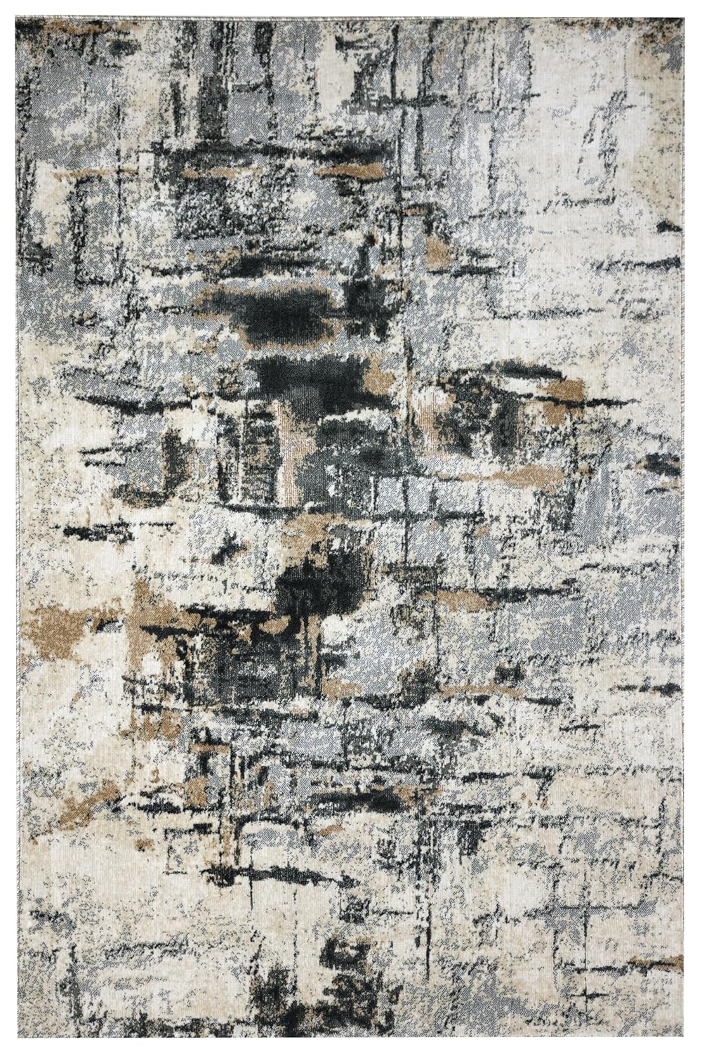 Elegant Modern Abstract Area Rug – Premium Quality Home Décor