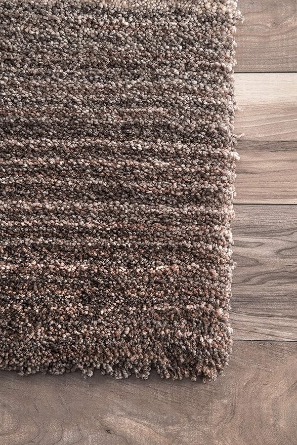 Blue Handmade Ombre Microfibre Carpet – Soft Area Rug for Living Room, Bedroom & Hall