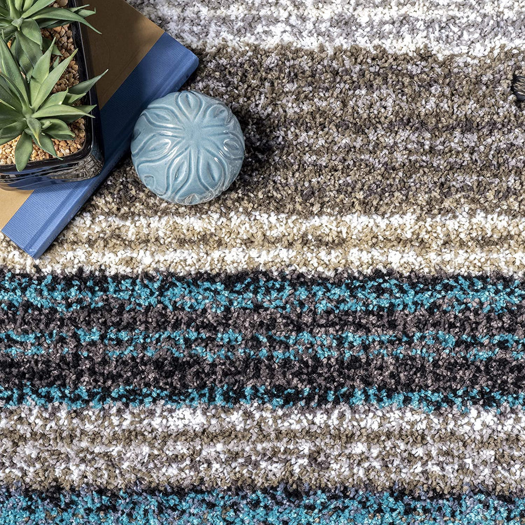 Handmade Ombre Microfibre Carpet – Soft Area Rug for Living Room, Bedroom & Hall