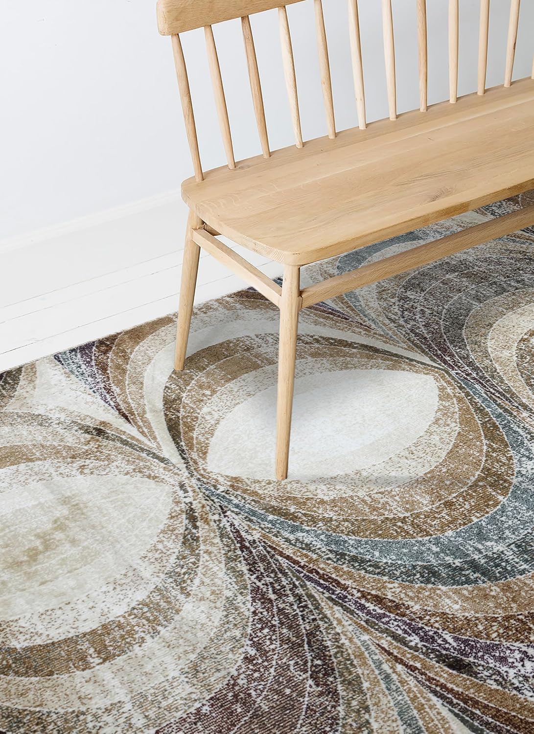 Contemporary Modern Abstract Area Rug for Living Room & Bedroom