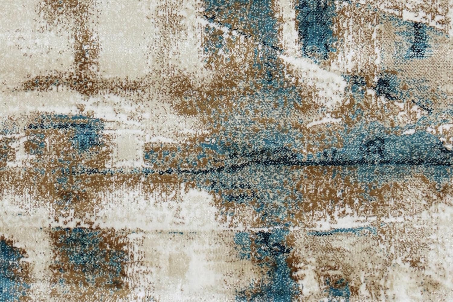 Luxury Modern Abstract Area Rug – Washable & Shed-Proof Carpet