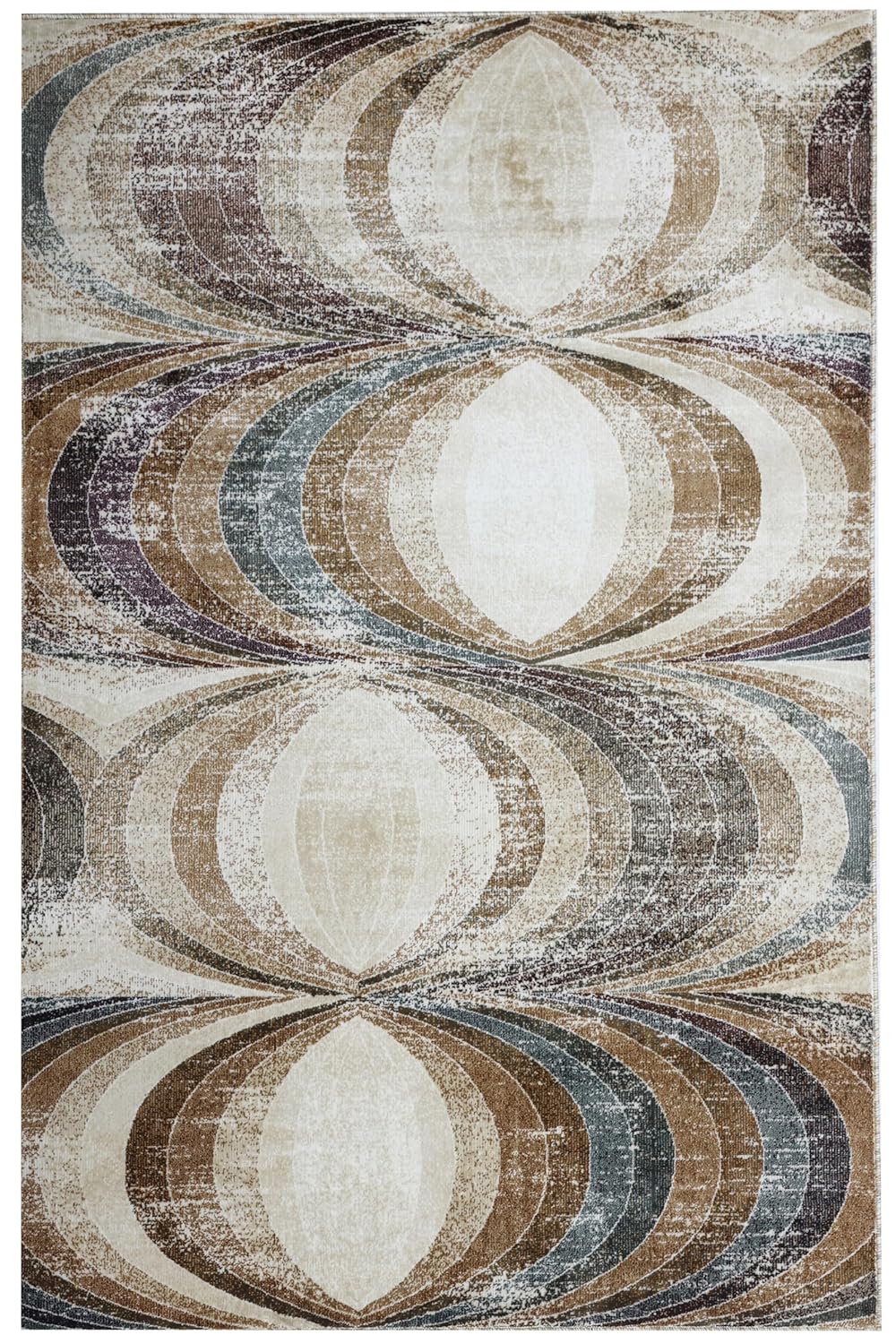 Contemporary Modern Abstract Area Rug for Living Room & Bedroom