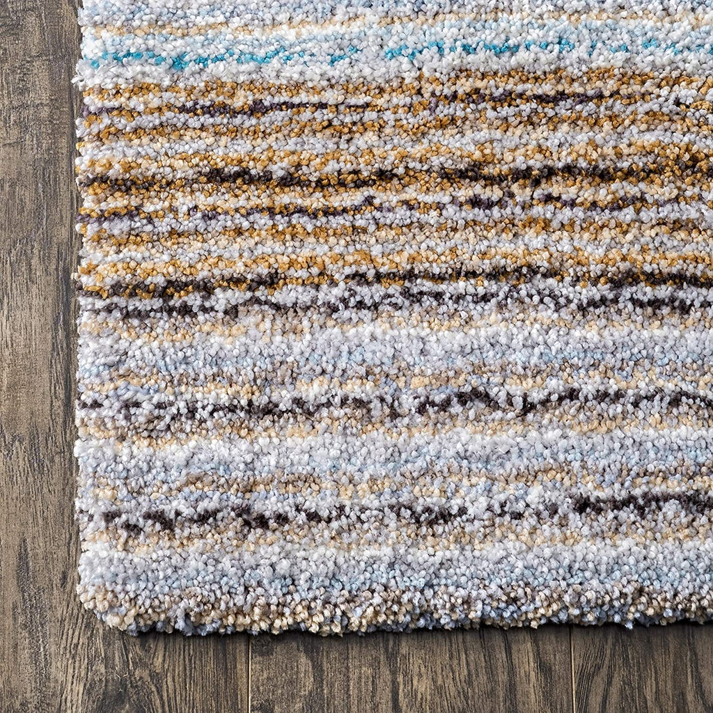 Handmade Ombre Microfibre Carpet – Soft Area Rug for Living Room, Bedroom & Hall