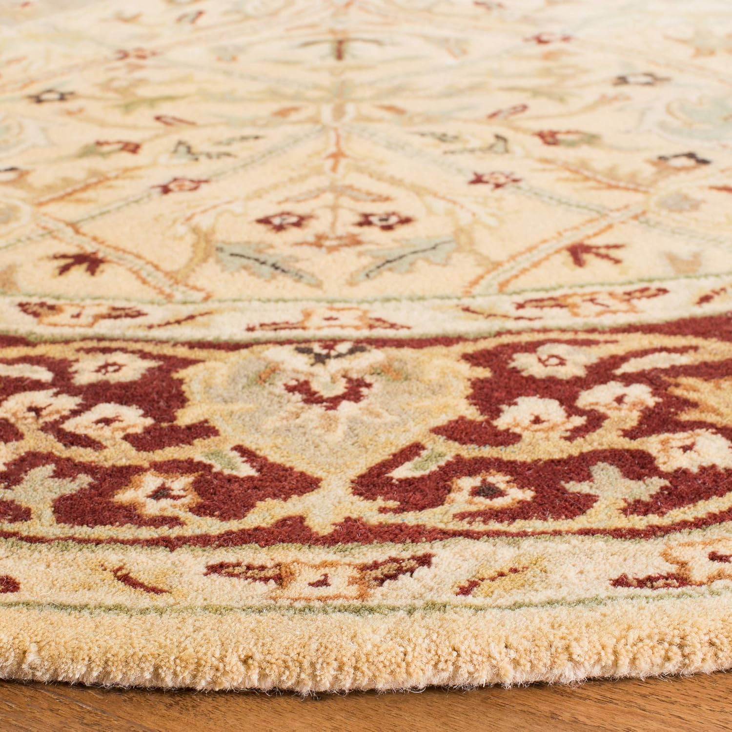 Gold Luxury Persian Round Rug