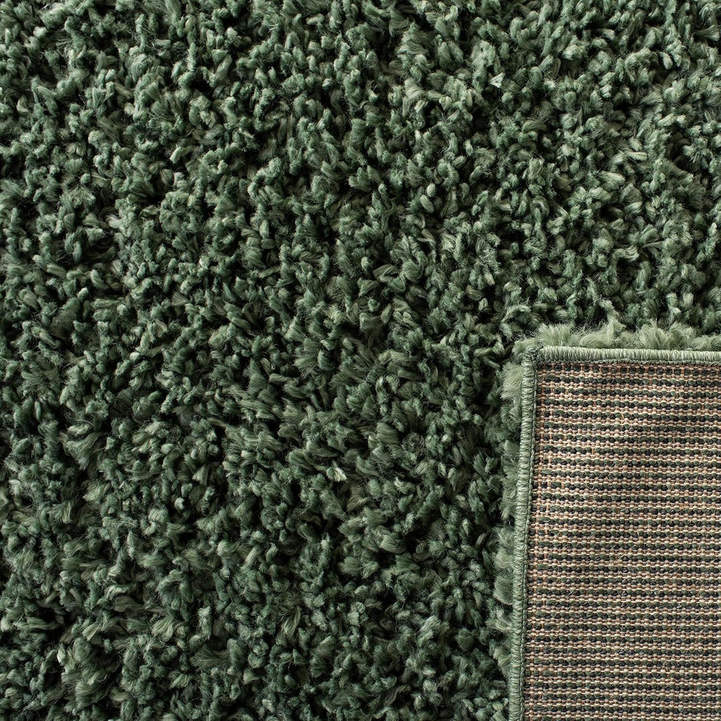 Green Handmade Shaggy Carpet – Ultra Soft Area Rug for Living Room & Bedroom