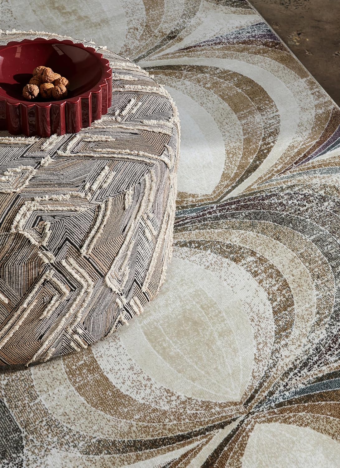 Contemporary Modern Abstract Area Rug for Living Room & Bedroom