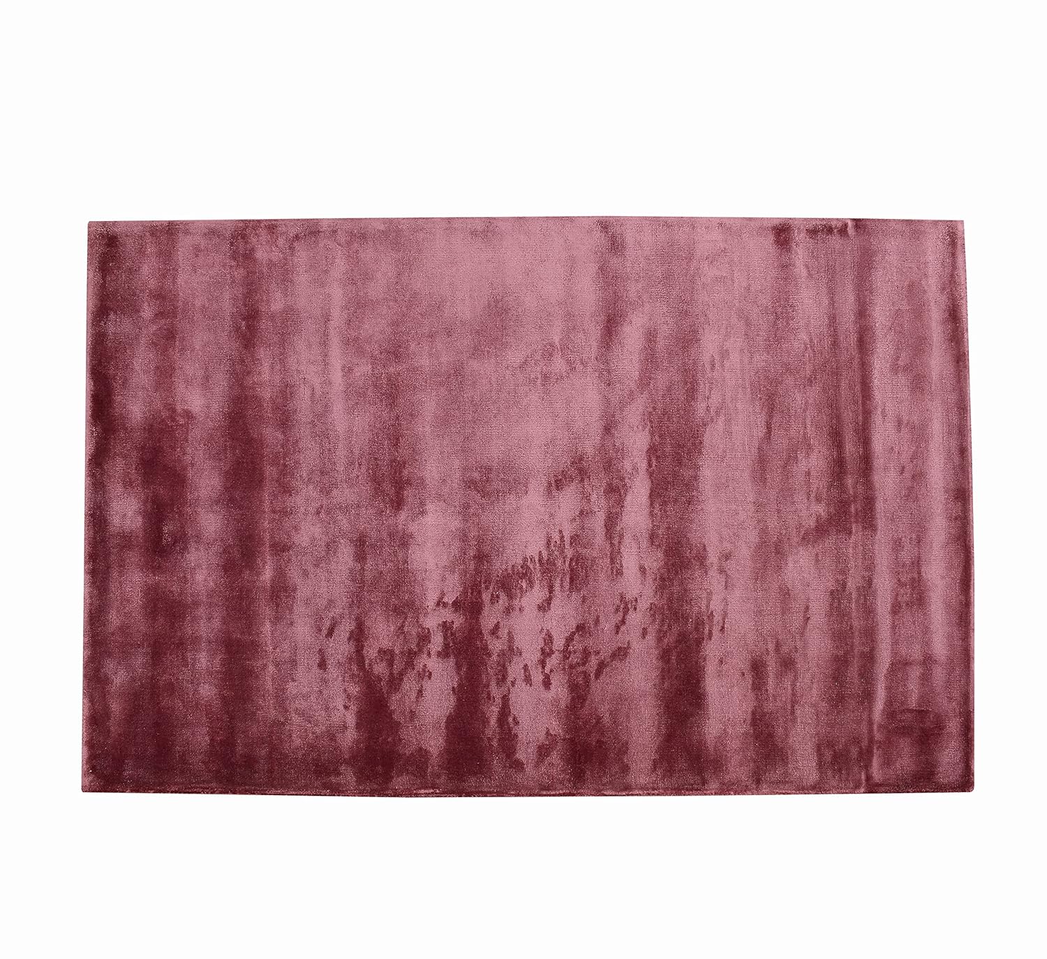 Lilac Pearl Dust Viscose Silk Hand-Tufted Rug