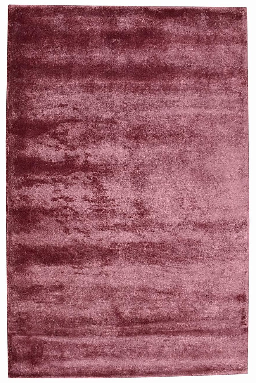 Lilac Pearl Dust Viscose Silk Hand-Tufted Rug