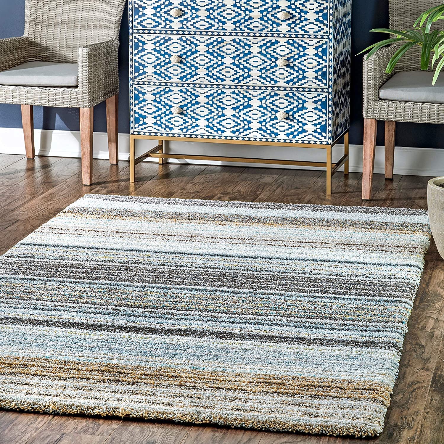 Handmade Ombre Microfibre Carpet – Soft Area Rug for Living Room, Bedroom & Hall