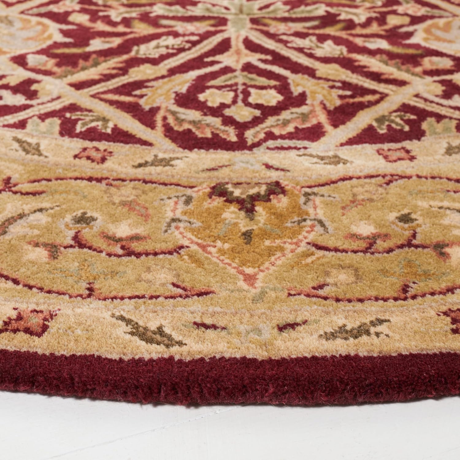 Maroon Royal Persian Round Carpet