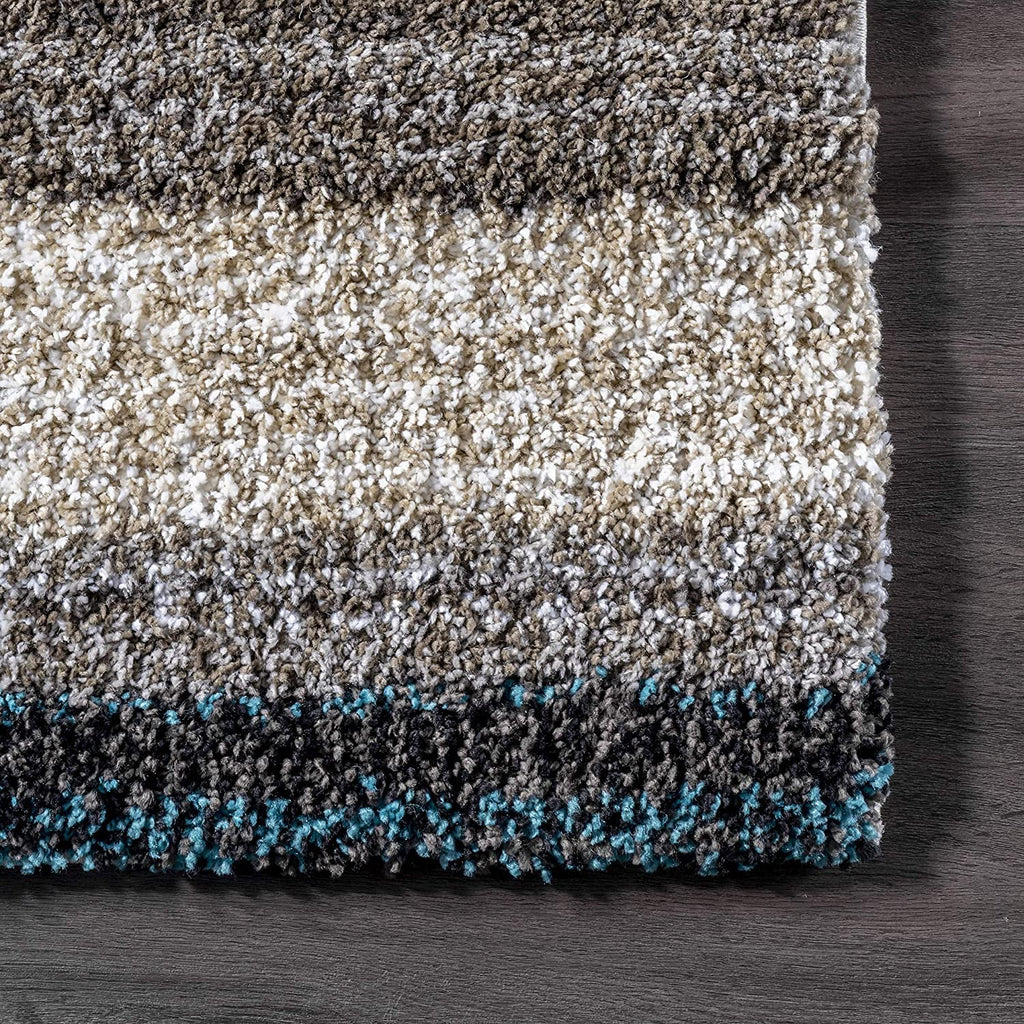 Handmade Ombre Microfibre Carpet – Soft Area Rug for Living Room, Bedroom & Hall