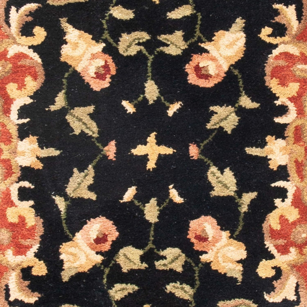 Black Vintage Persian Traditional Area Rug