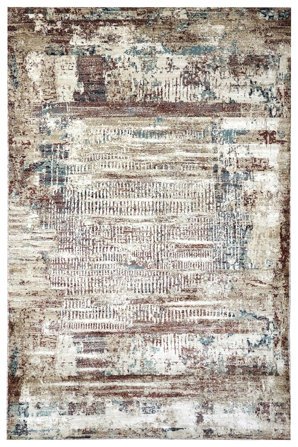 Cozy Modern Abstract Area Rug – Soft Floor Carpet for Any Room