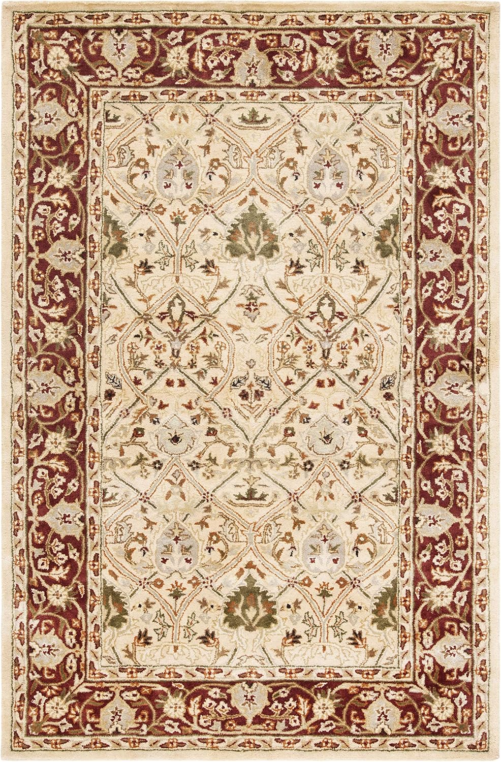Camel Color Elegant Persian Vintage Carpet