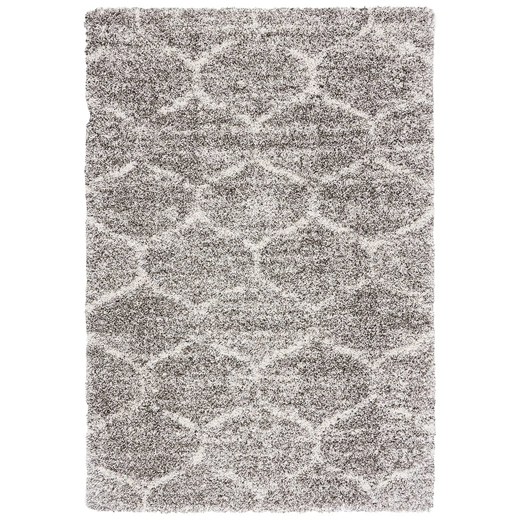 Grey Handmade Ombre Microfibre Carpet – Soft Area Rug for Living Room, Bedroom & Hall