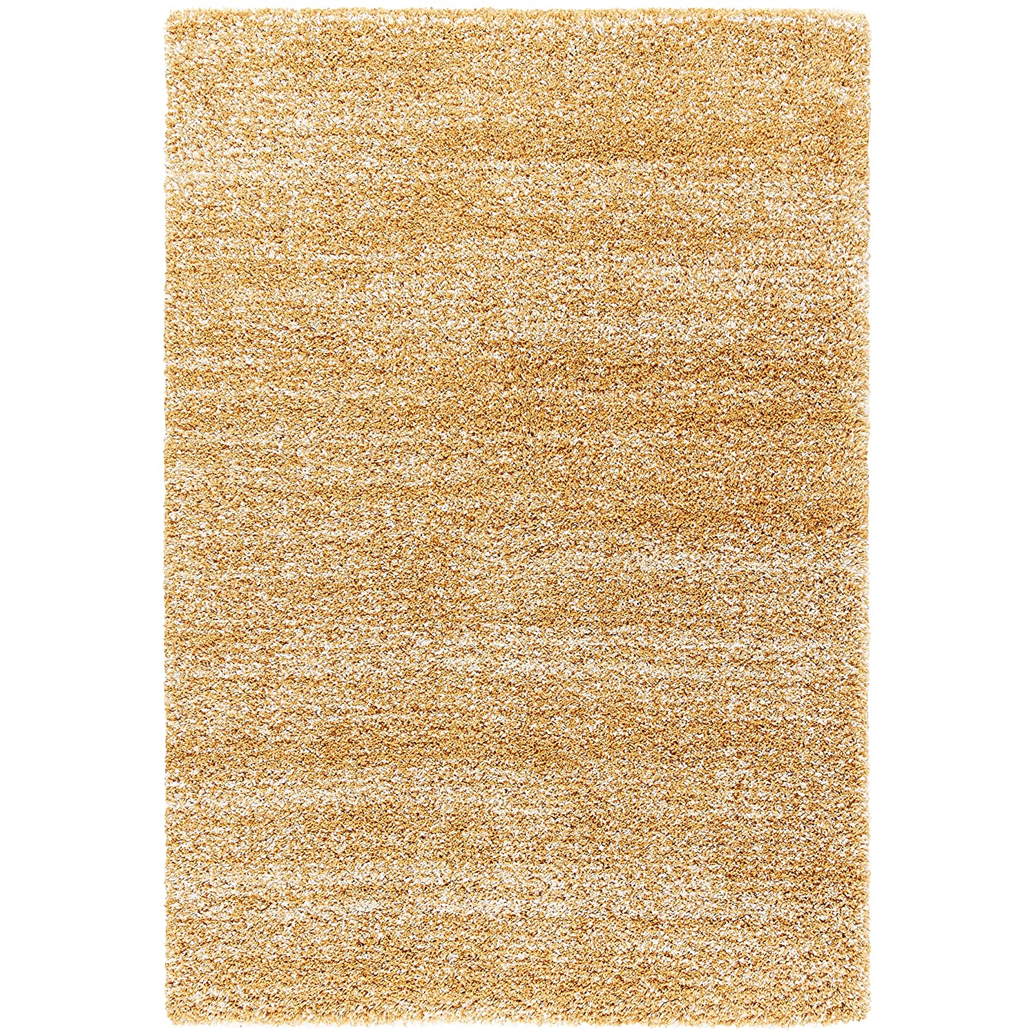 Yellow Handmade Ombre Microfibre Carpet – Soft Area Rug for Living Room, Bedroom & Hall