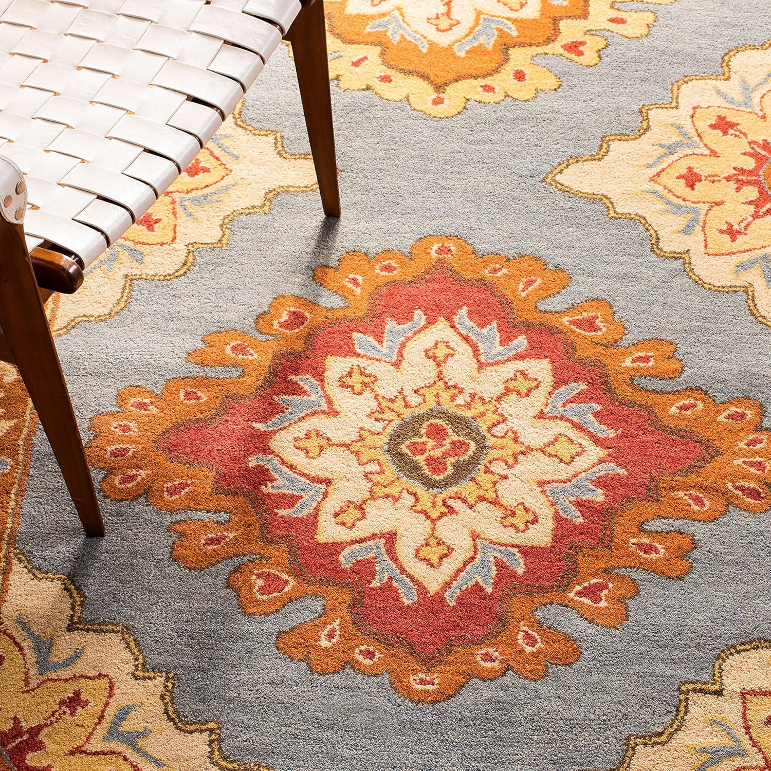 Rust Vintage Persian Traditional Area Rug