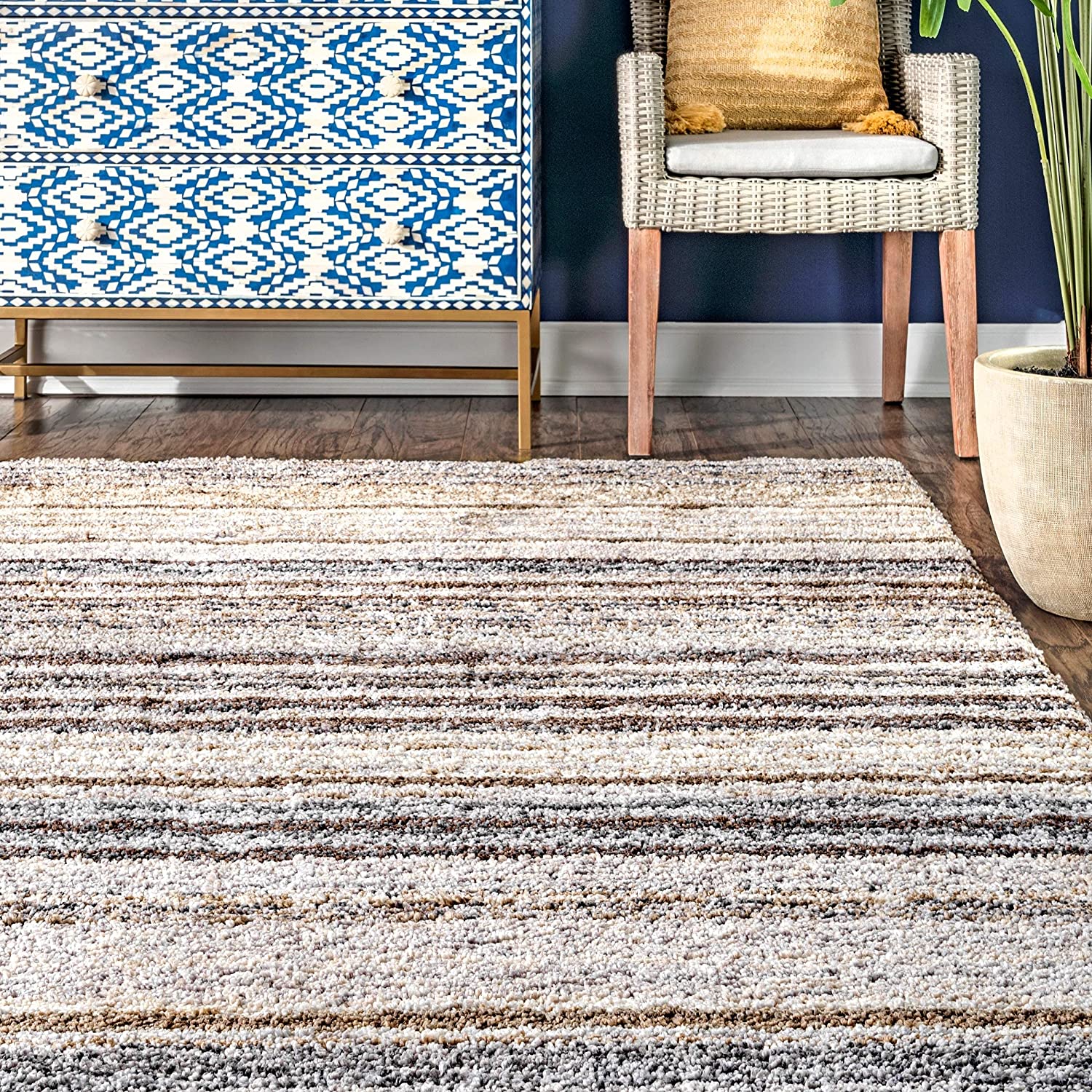 Handmade Ombre Microfibre Carpet – Soft Area Rug for Living Room, Bedroom & Hall