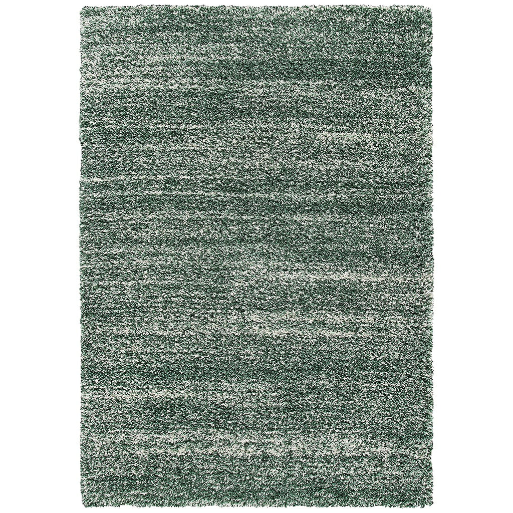 Green Handmade Ombre Microfibre Carpet – Soft Area Rug for Living Room, Bedroom & Hall