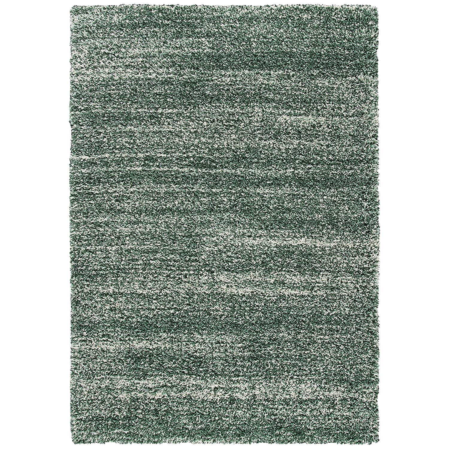 Green Handmade Ombre Microfibre Carpet – Soft Area Rug for Living Room, Bedroom & Hall
