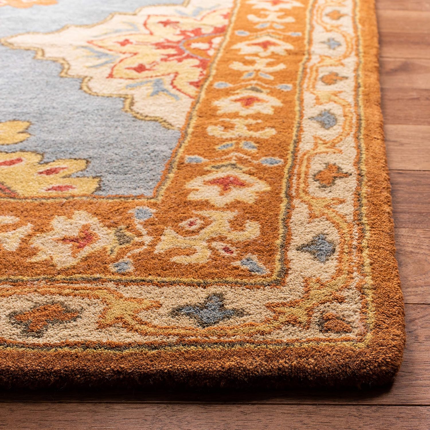 Rust Vintage Persian Traditional Area Rug