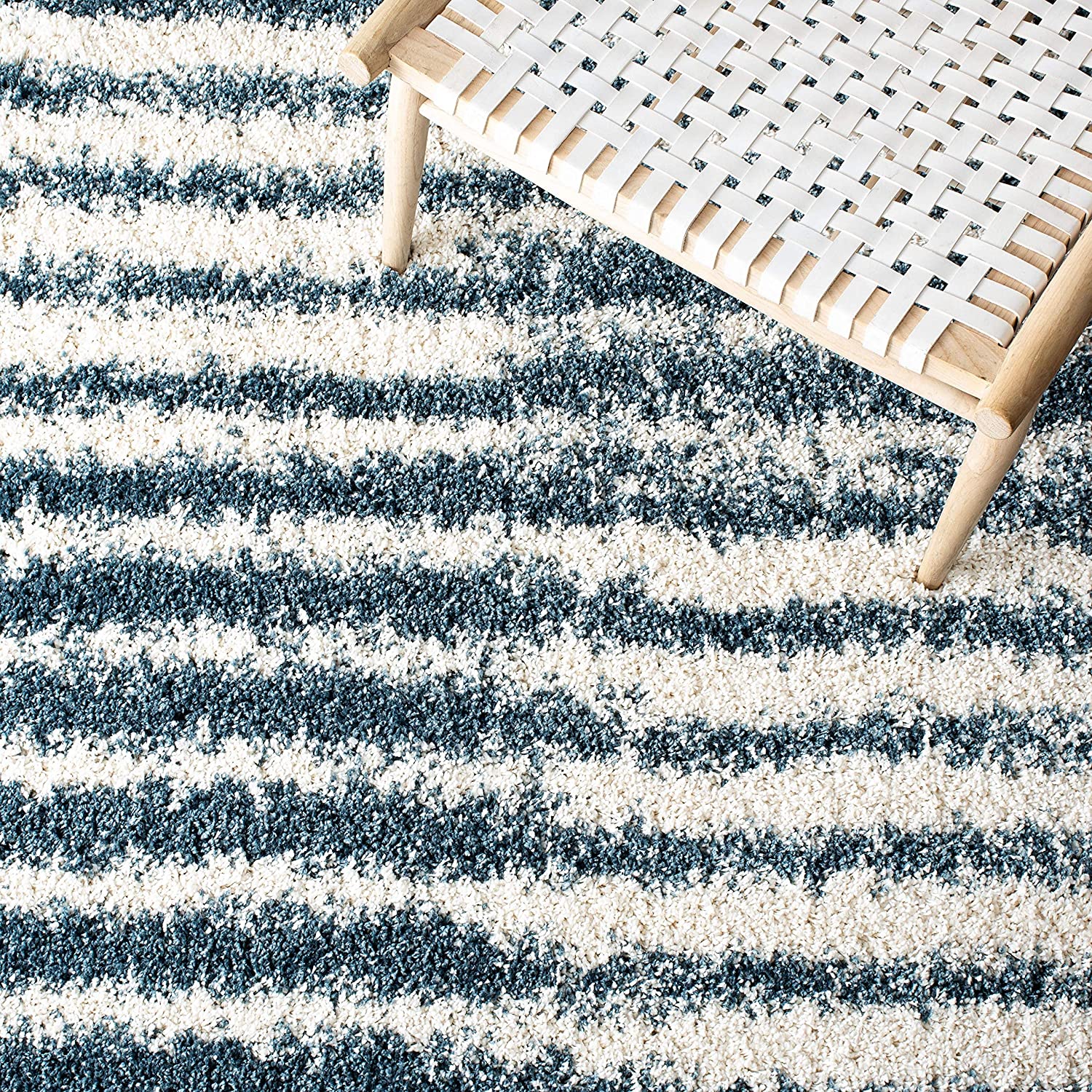 Dark Grey Handmade Ombre Microfibre Carpet – Soft Area Rug for Living Room, Bedroom & Hall