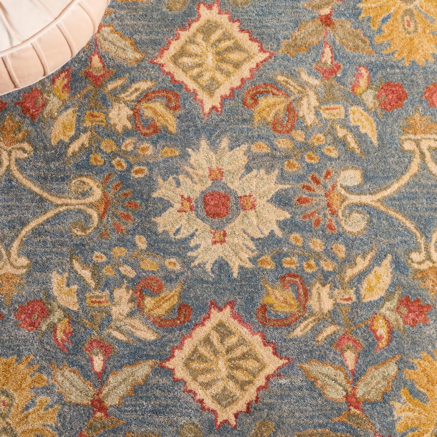 Grey Vintage Persian Traditional Area Rug