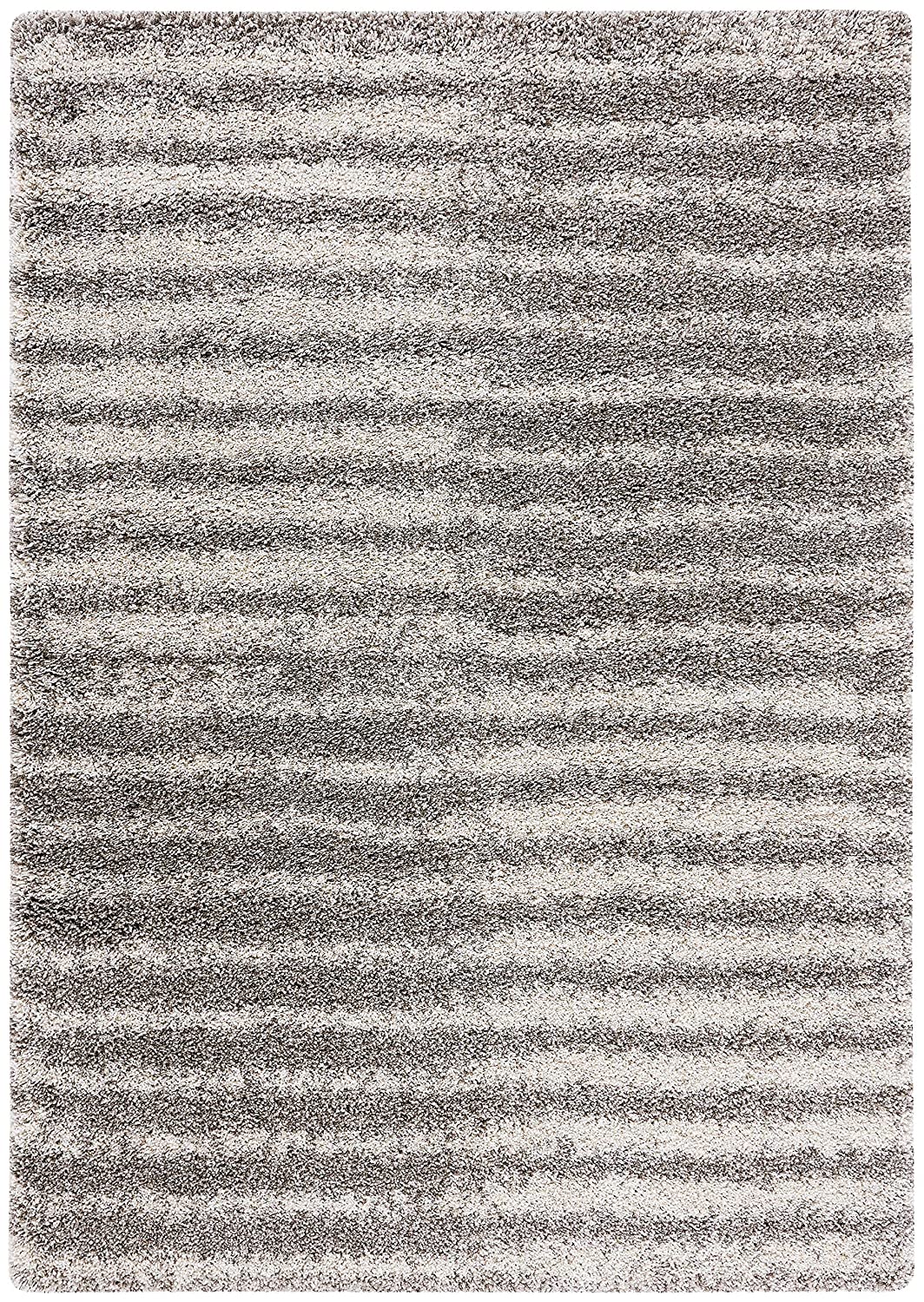 Grey Handmade Ombre Microfibre Carpet – Soft Area Rug for Living Room, Bedroom & Hall