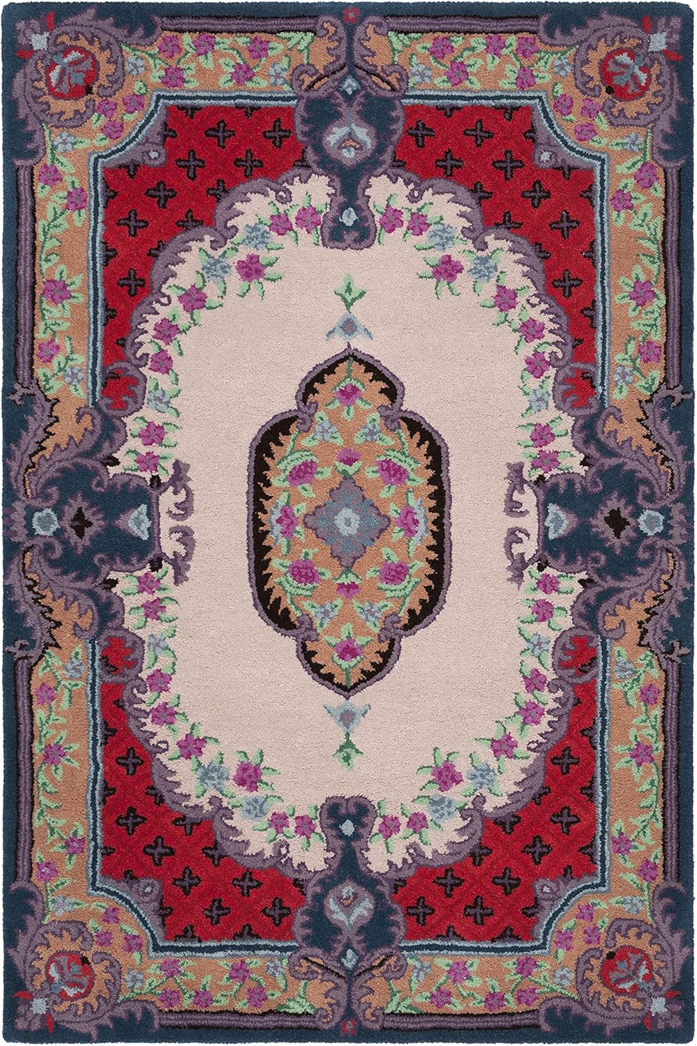 Navy Blue Traditional Handmade Persian Rug