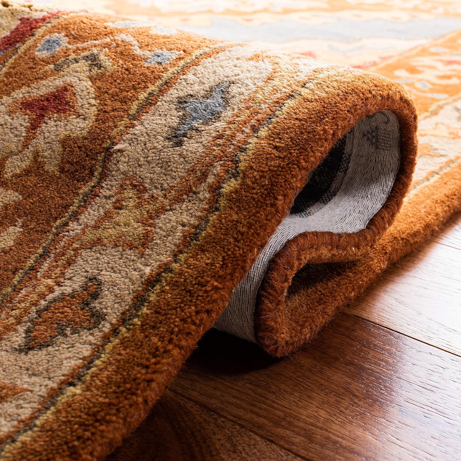 Rust Vintage Persian Traditional Area Rug