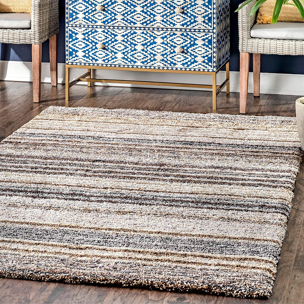 Handmade Ombre Microfibre Carpet – Soft Area Rug for Living Room, Bedroom & Hall