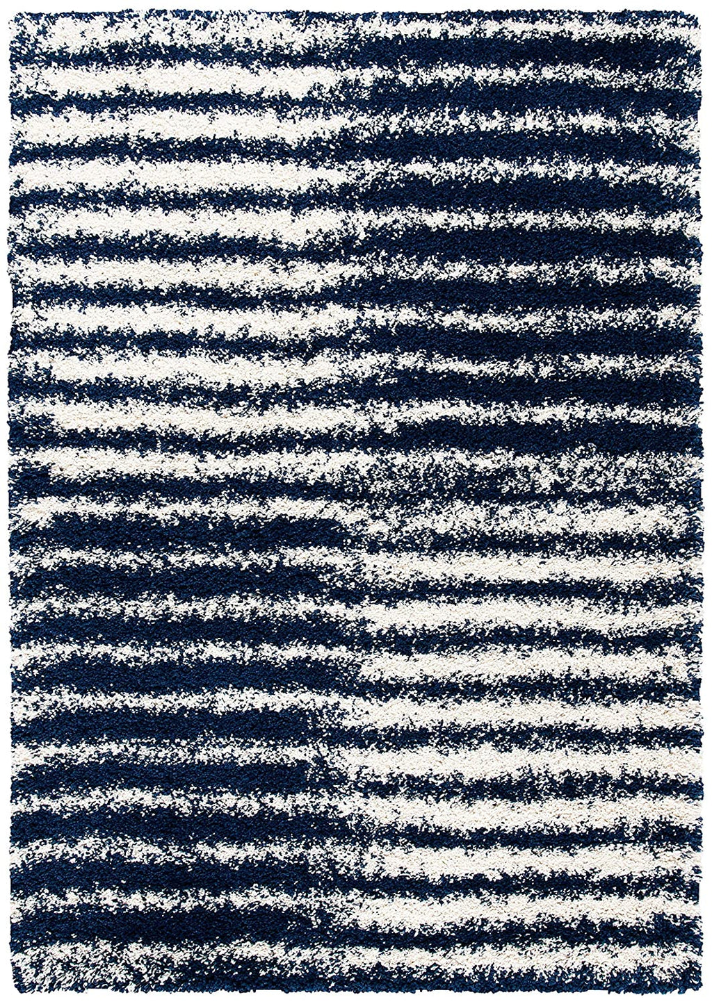 Navy Blue Handmade Ombre Microfibre Carpet – Soft Area Rug for Living Room, Bedroom & Hall