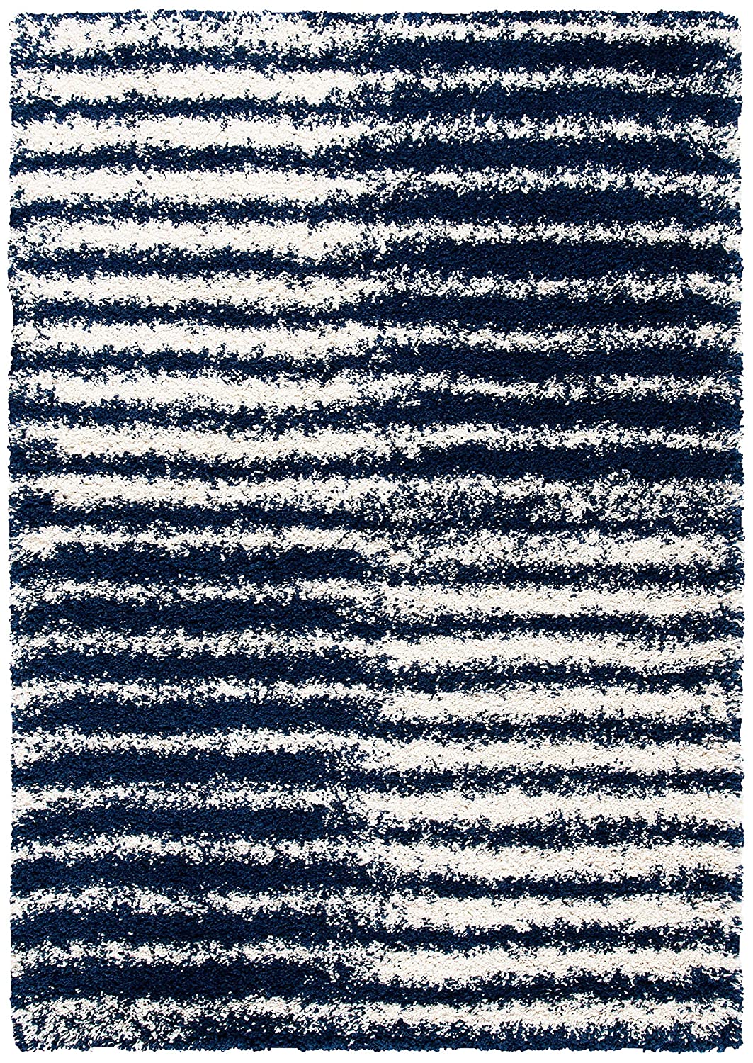 Navy Blue Handmade Ombre Microfibre Carpet – Soft Area Rug for Living Room, Bedroom & Hall