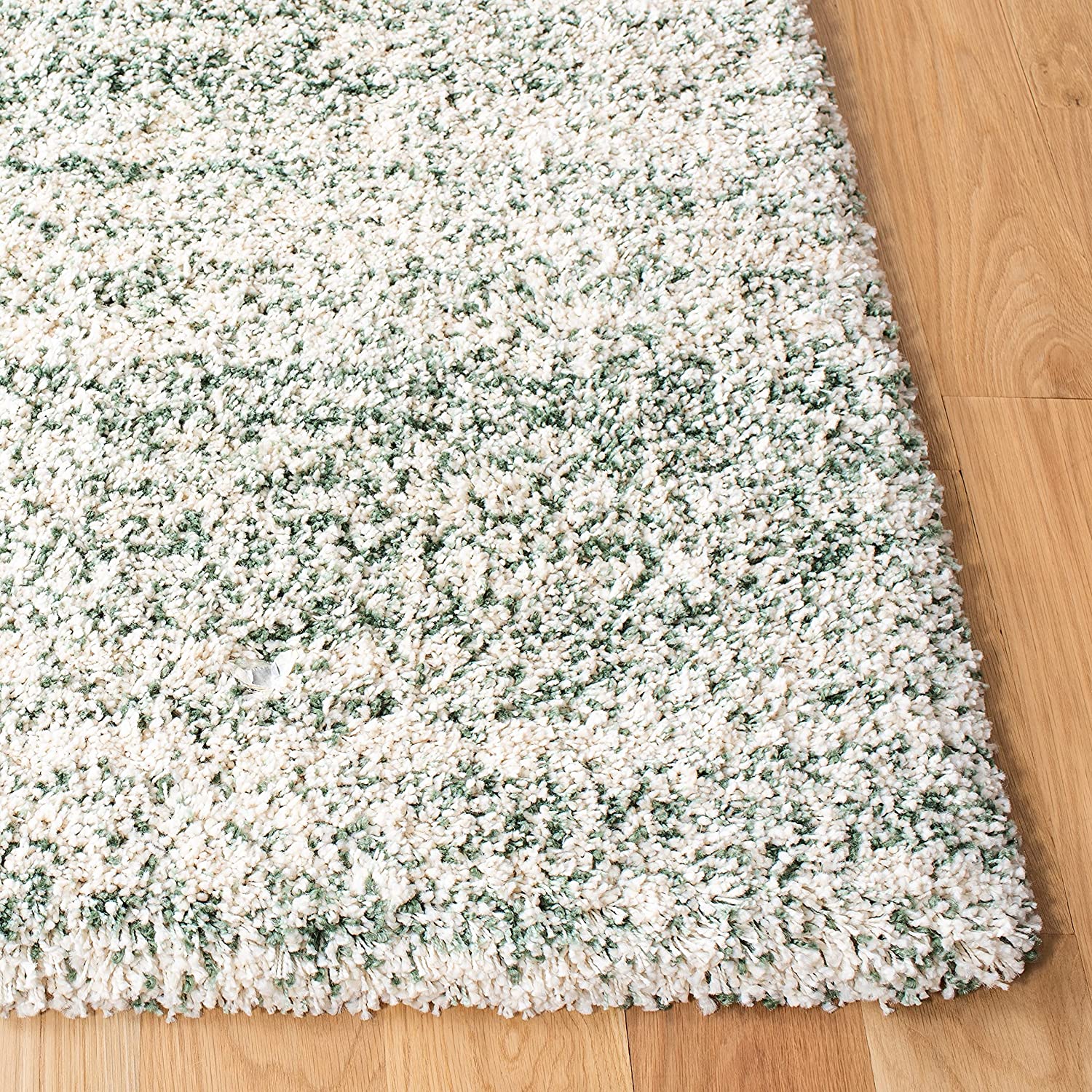 Ivory Handmade Ombre Microfibre Carpet – Soft Area Rug for Living Room, Bedroom & Hall