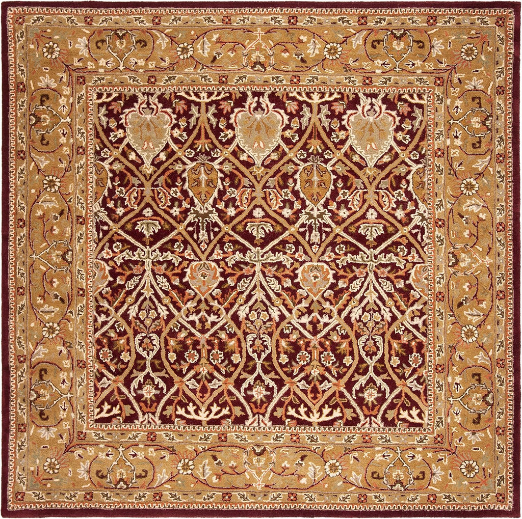 Maroon Persian Style Vintage Area Rug
