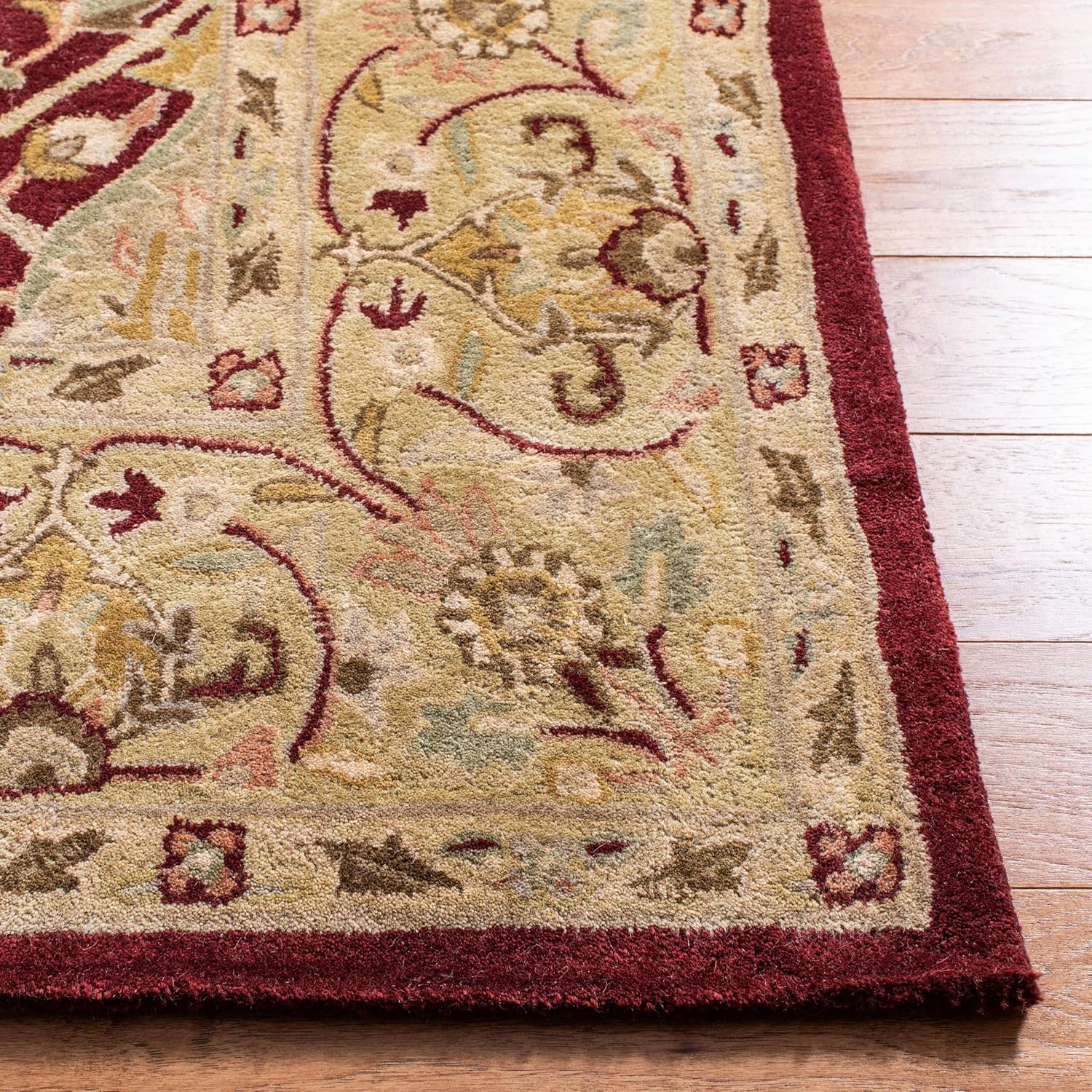 Maroon Persian Style Vintage Area Rug