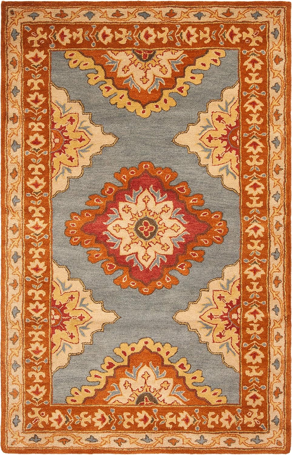 Rust Vintage Persian Traditional Area Rug