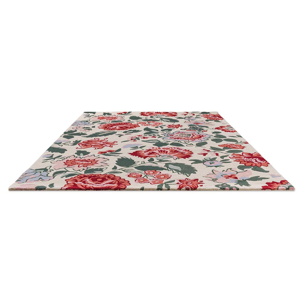 Abstract Petal Foliage Hand-Tufted Rug