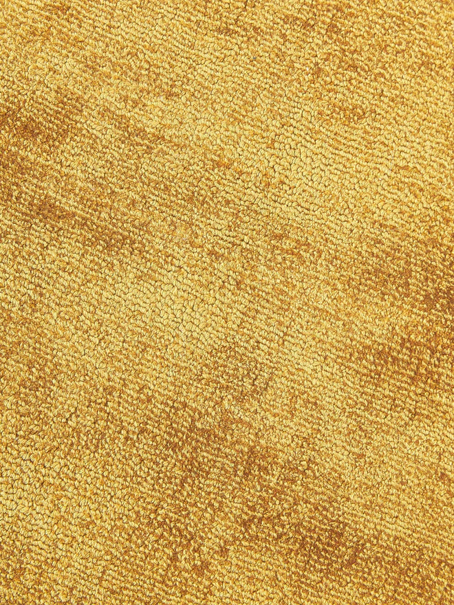 Amber Viscose Silk Round Area Rug