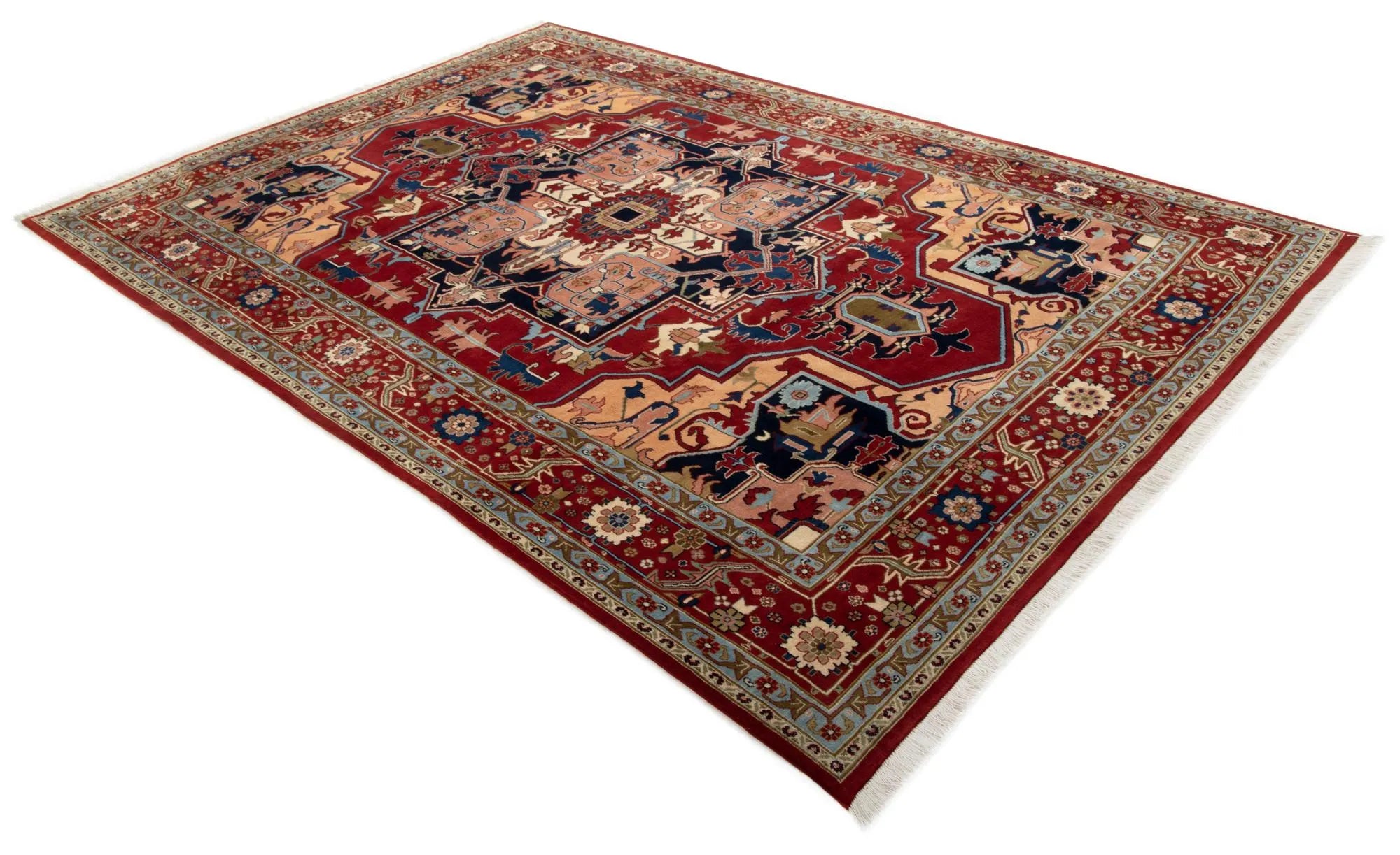 Ancient Weave Indo-Tabriz Hand-Knotted Rug