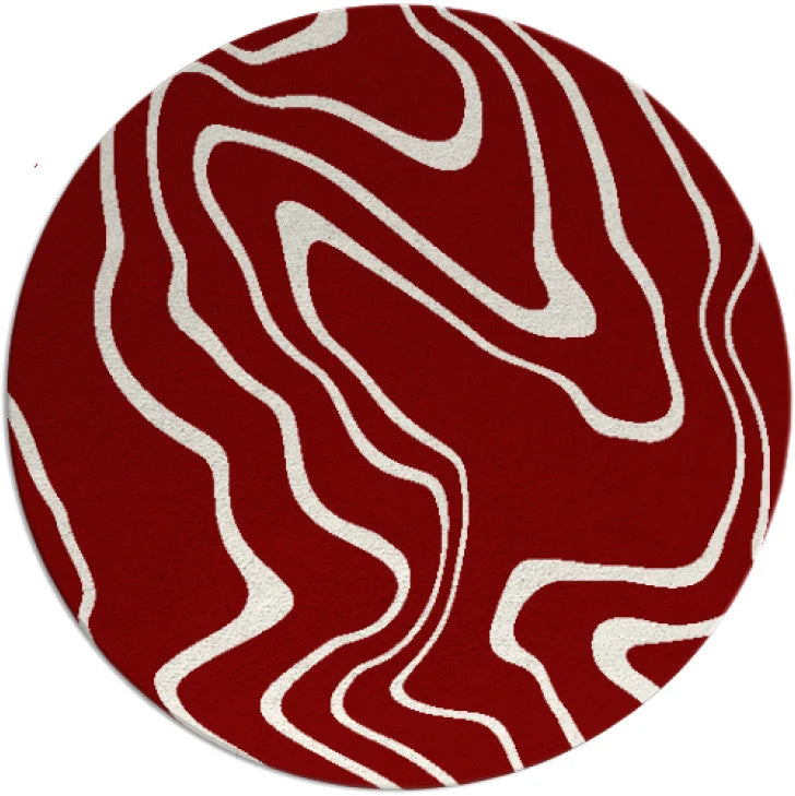Organic Hand Tufted Round Carpet & Rug