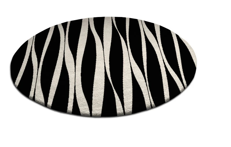 Designer Hand Tufted Round Carpet & Rug