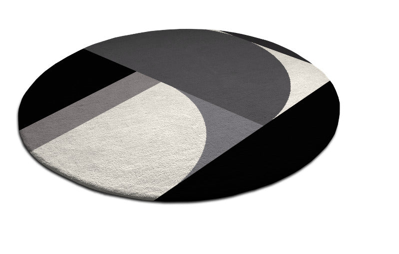 Elegant Hand Tufted Round Carpet & Rug