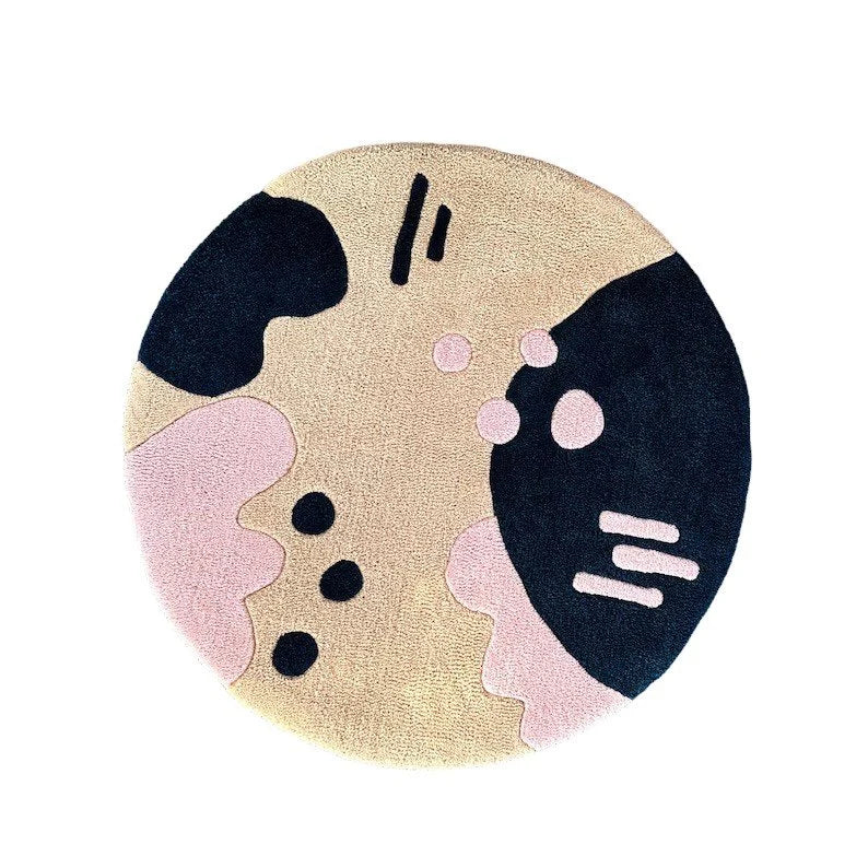 Luxe Hand Tufted Round Carpet & Rug