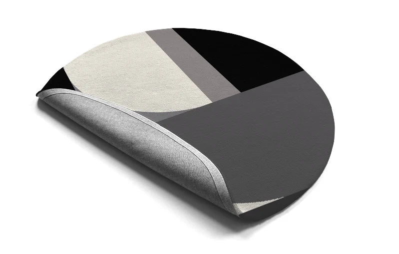 Elegant Hand Tufted Round Carpet & Rug