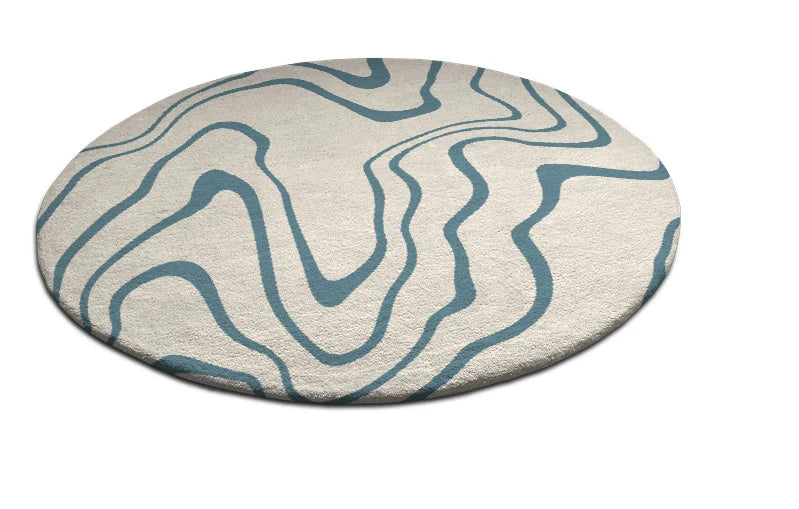 Artistic Hand Tufted Round Carpet & Rug